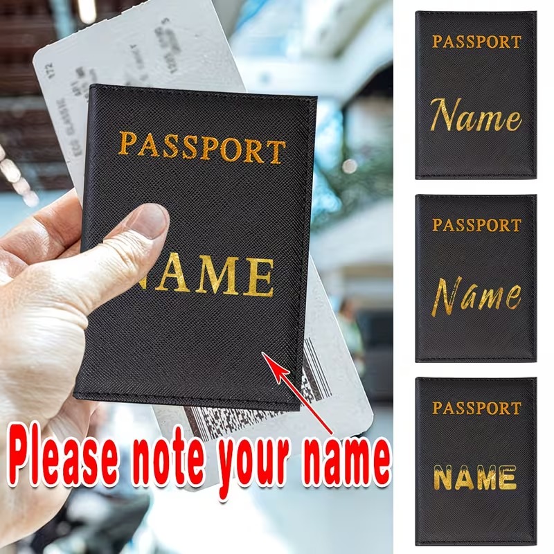 Travel Accessories Rfid - Cuban DIY Name/Letter Passport Holder Suitable
