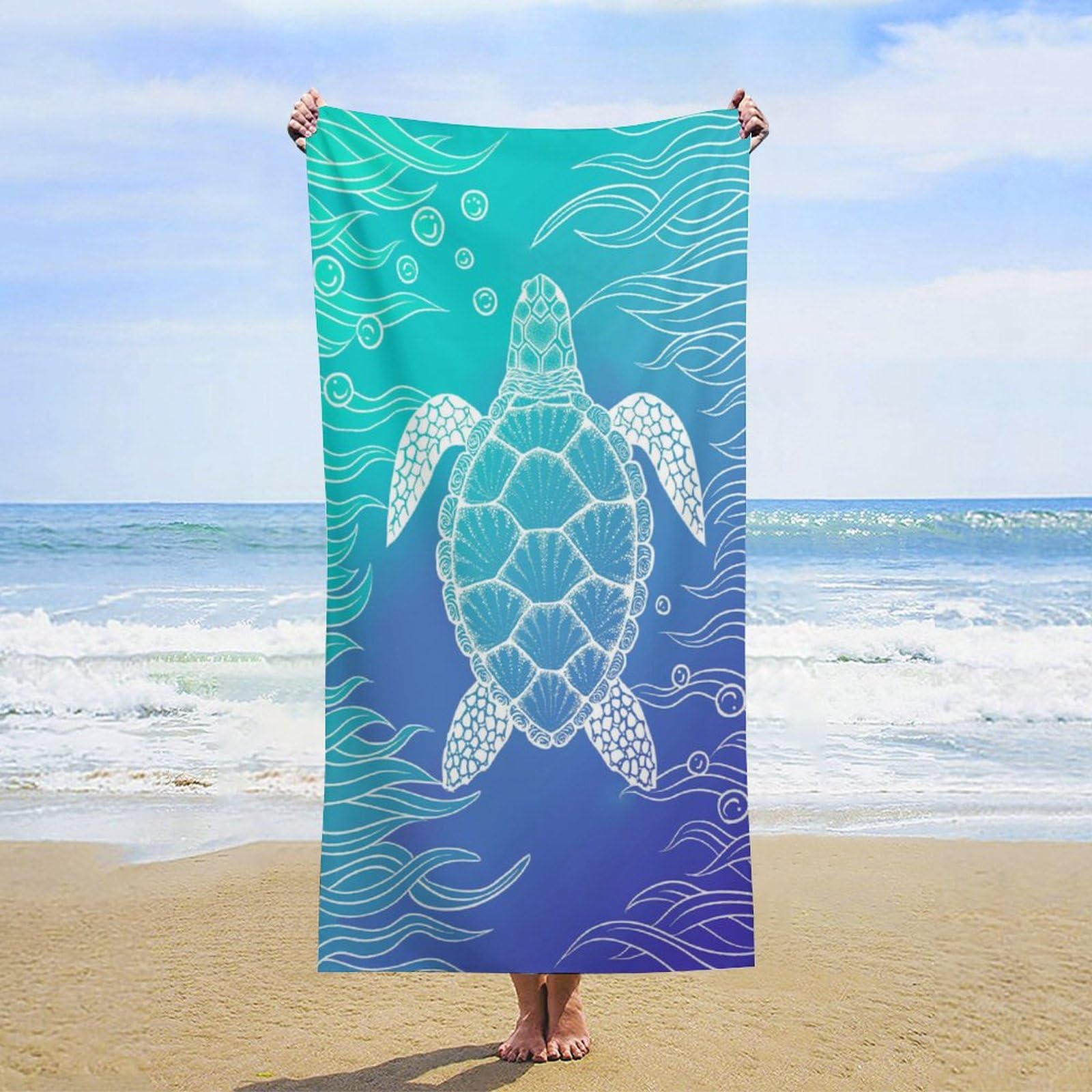 Microfiber Beach TowelLarge Qu - Travel Towel Quick Dry recensione e prezzo