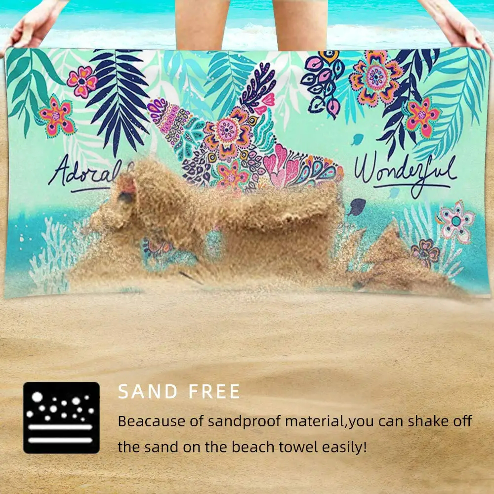 Microfiber Beach TowelLarge Qu - Travel Towel Quick Dry recensione e prezzo
