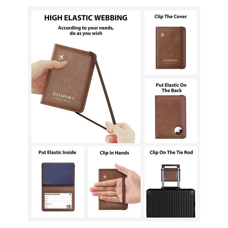 ABRT-Passport Holder With RFID - Travel Accessories Rfid recensione e prezzo