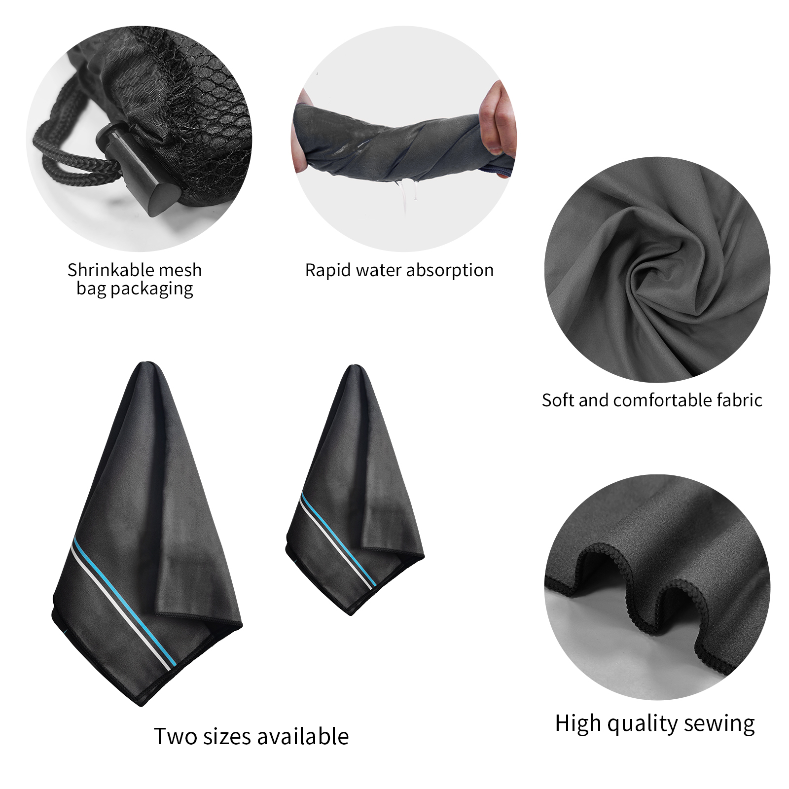 AQUA Microfiber Quick Dry and  - Travel Towel Quick Dry recensione e prezzo