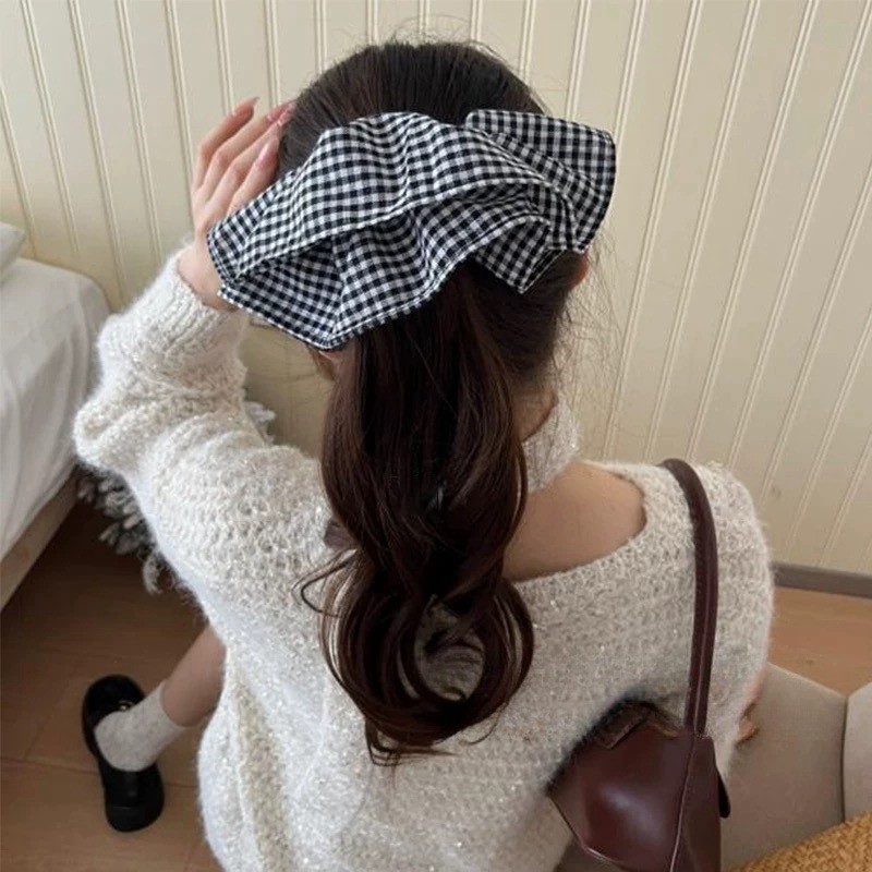 Extra Large Plaid Hair Ties El - Travel Accessories High End recensione e prezzo