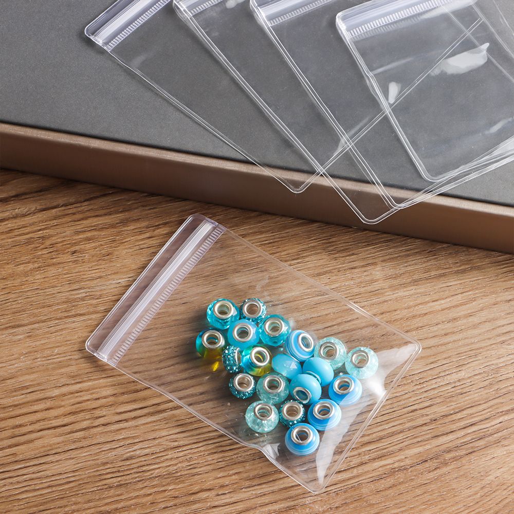 100Pcs New PVC Plastic Self Se - Reusable Zip Bag recensione e prezzo