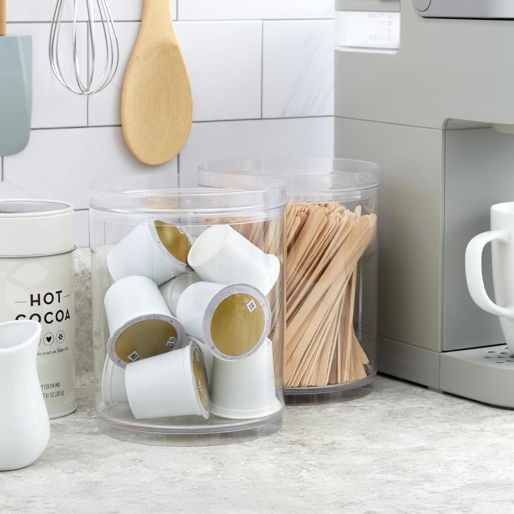 Stackable Clear Plastic Scrunc - Travel Accessories Set recensione e prezzo