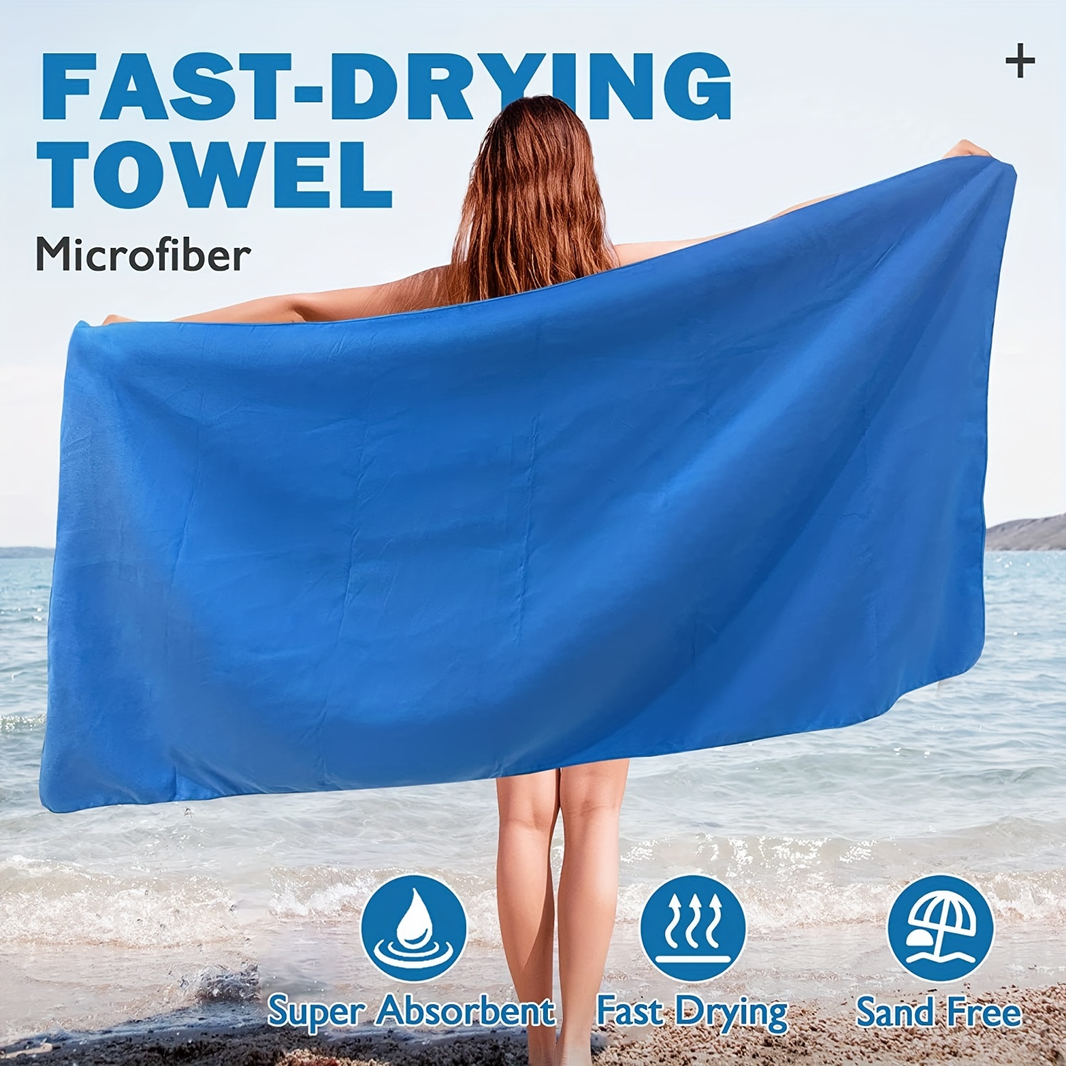 2Pcs Beach Towels Microfiber S - Travel Towel Quick Dry recensione e prezzo