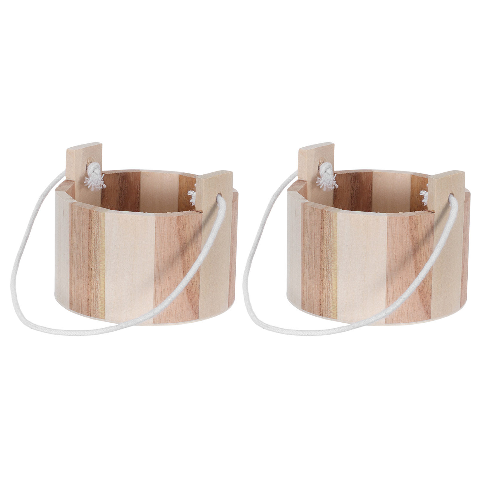 2Pcs 4 Inch Mini Wooden Sauna  - Travel Accessories Set recensione e prezzo