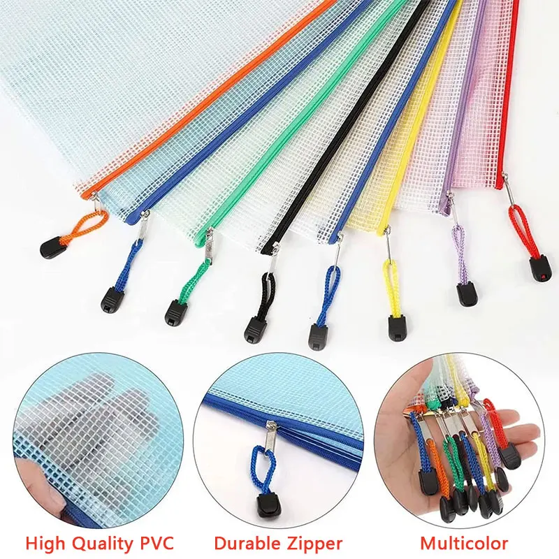 A3/A4/A5/A6 Mesh Zipper Pouch  - Reusable Zip Bag recensione e prezzo