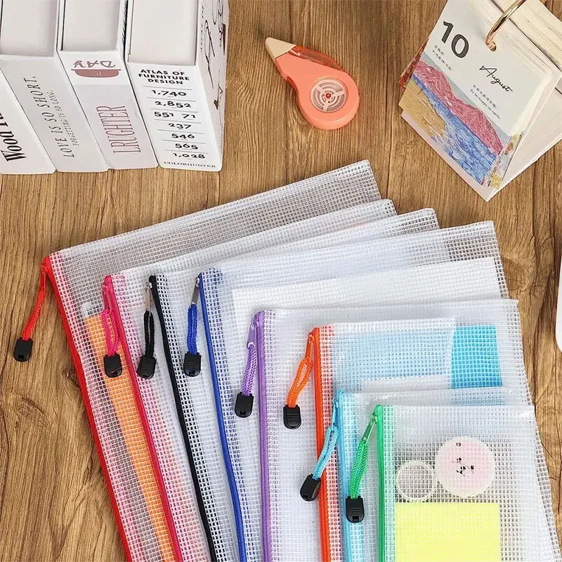 A3/A4/A5/A6 Mesh Zipper Pouch  - Reusable Zip Bag recensione e prezzo