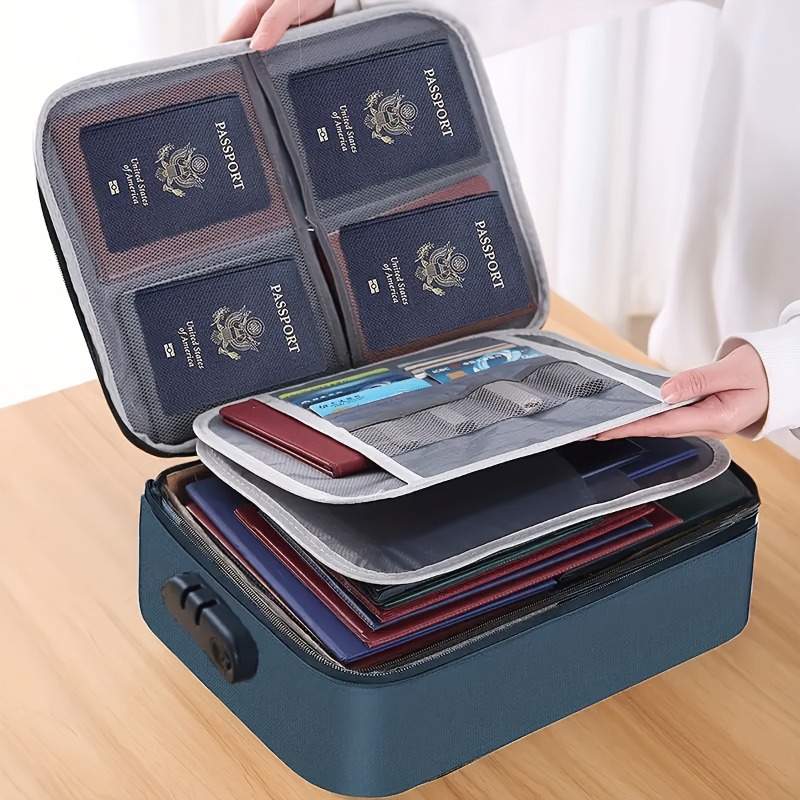 Lockable File Storage Bag,3-La - Document Organizer Folder recensione e prezzo