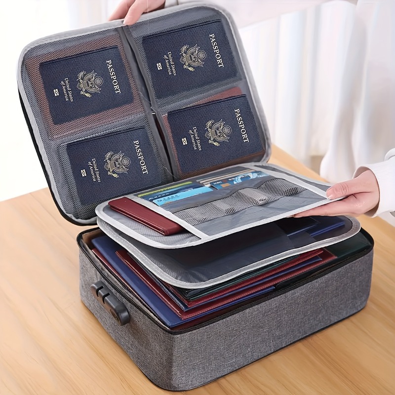 Lockable File Storage Bag,3-La - Document Organizer Folder recensione e prezzo
