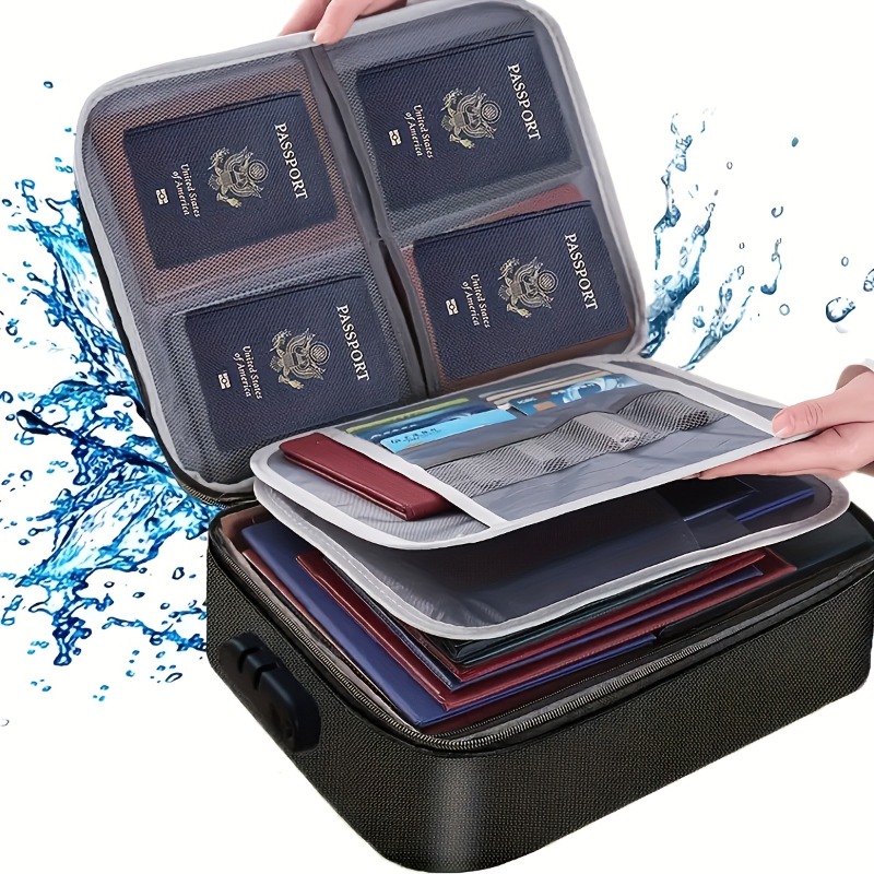 Lockable File Storage Bag,3-La - Document Organizer Folder recensione e prezzo