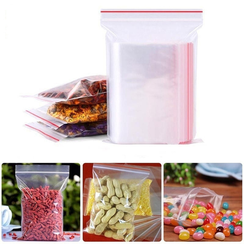 100-1000Pcs Small Zip Lock Pla - Reusable Zip Bag recensione e prezzo