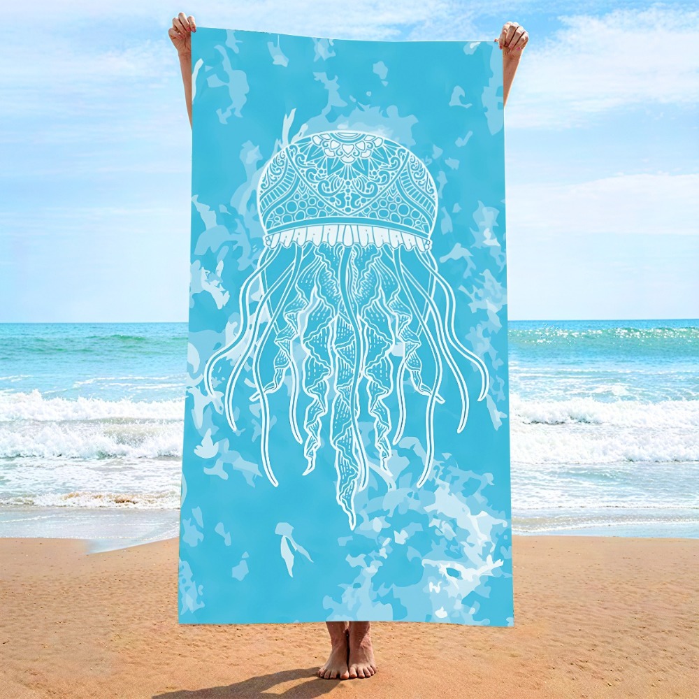 27.5x55inch Blue Ocean Jellyfi - Travel Towel Quick Dry recensione e prezzo