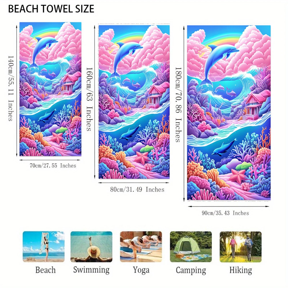 27.5x55inch Blue Ocean Jellyfi - Travel Towel Quick Dry recensione e prezzo