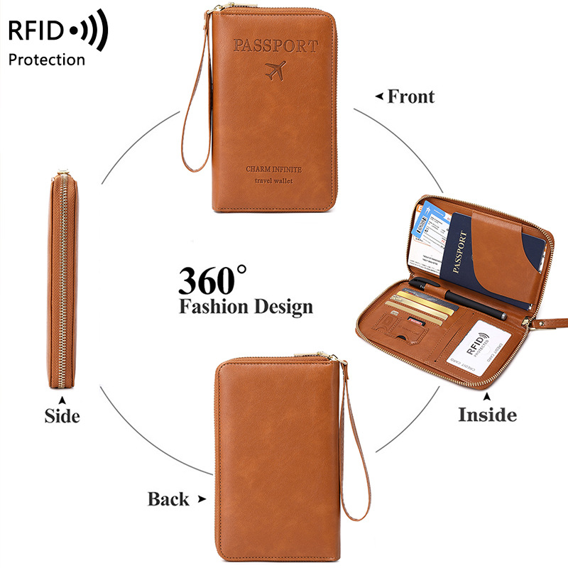 New Leather Passport Cover RFI - Travel Accessories Rfid recensione e prezzo