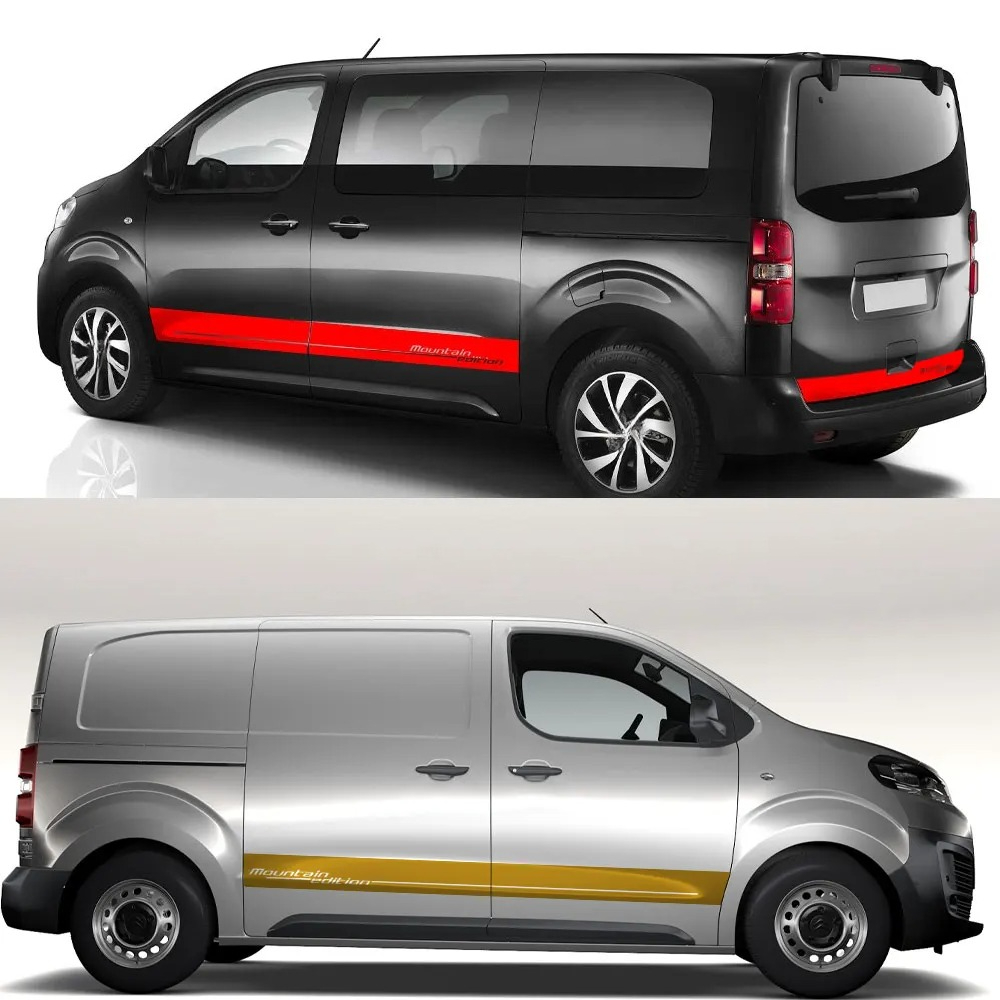 3PCS Car Side Rear Door Sticke - Travel Van Accessories recensione e prezzo