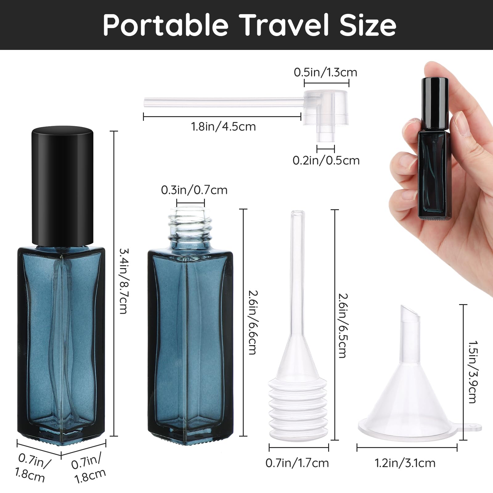 10pcs Perfume Bottle Spray Emp - Travel Accessories High End recensione e prezzo