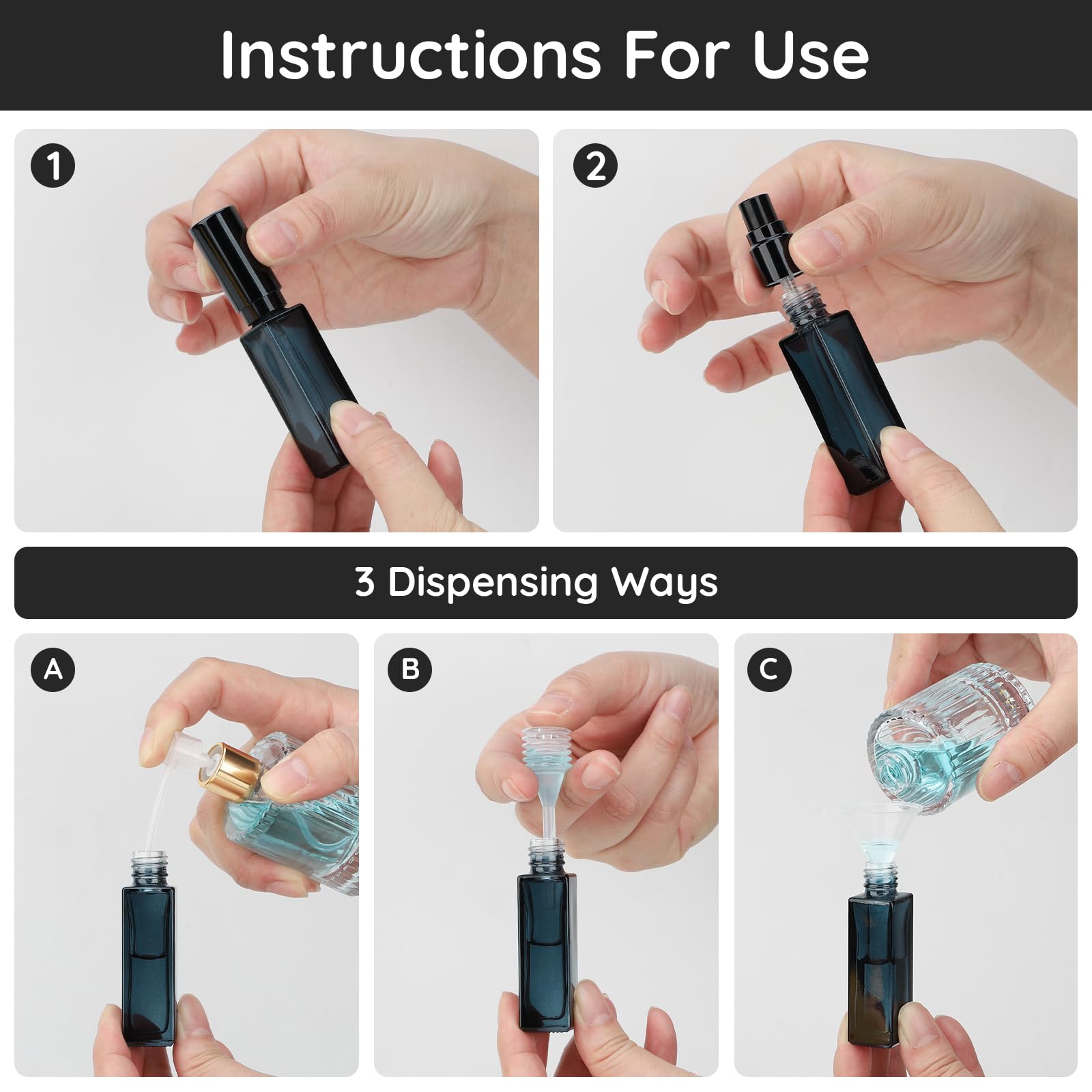 10pcs Perfume Bottle Spray Emp - Travel Accessories High End recensione e prezzo