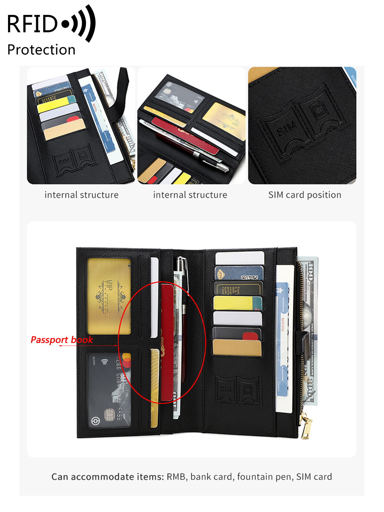 Fashionable PU leather airplan - Travel Accessories Rfid recensione e prezzo