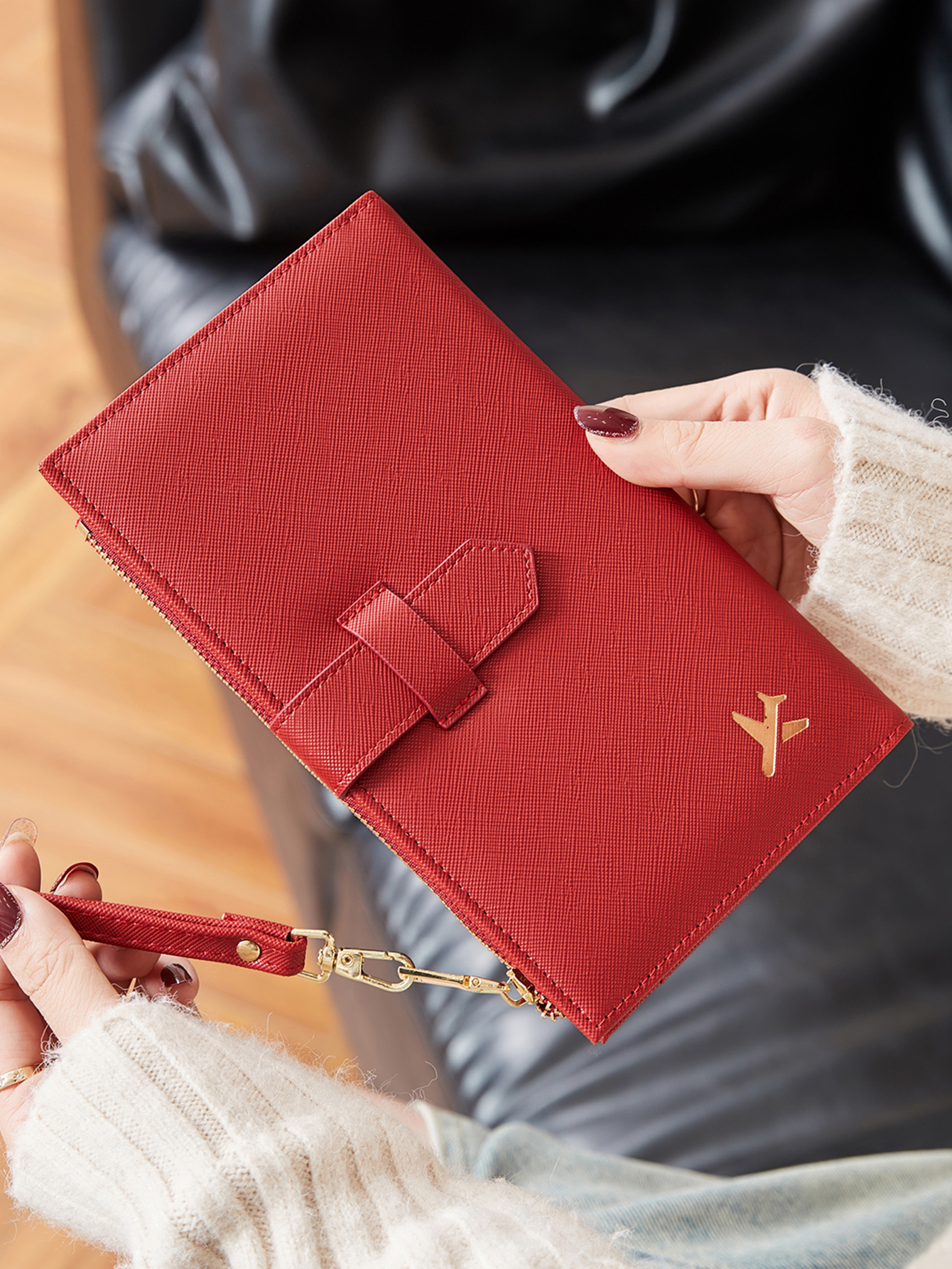 Fashionable PU leather airplan - Travel Accessories Rfid recensione e prezzo
