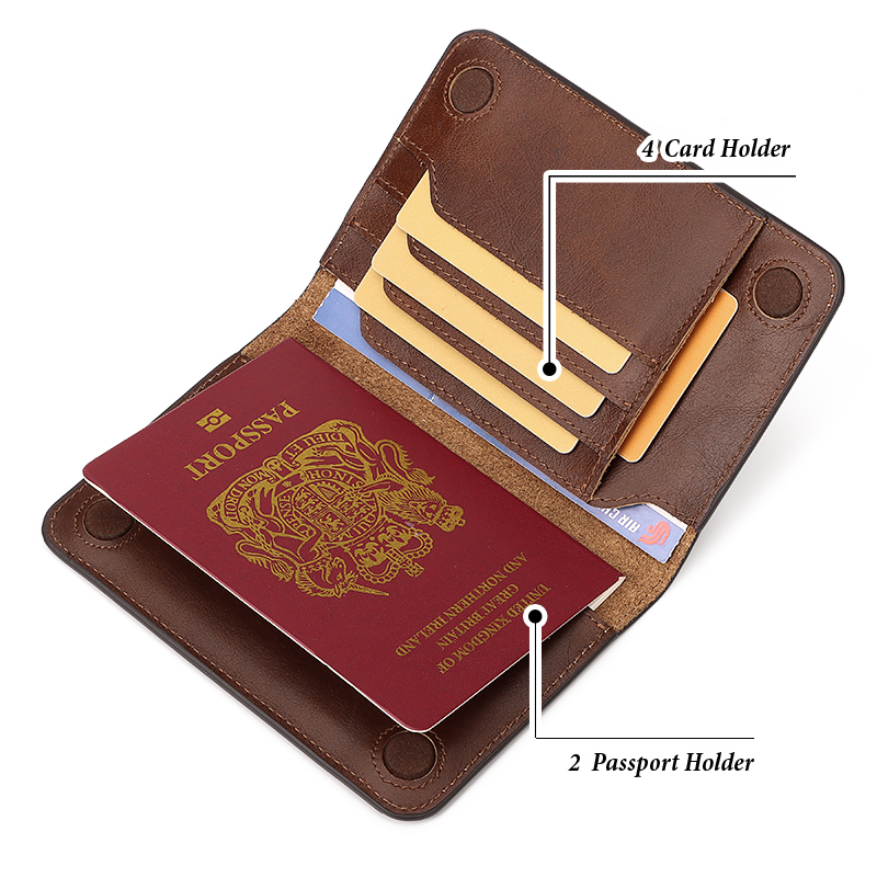 Genuine Leather Protective Pas - Travel Accessories Rfid recensione e prezzo