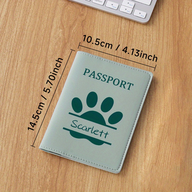 Custom Name Dog Paw Pattern Cl - Travel Accessories Dog recensione e prezzo