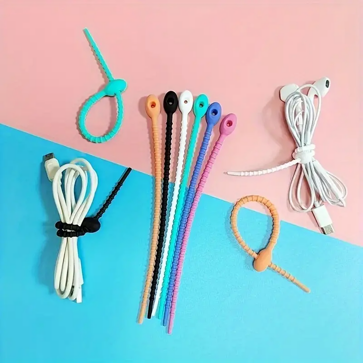 Silicone Reusable Cable Wire O - Reusable Zip Bag recensione e prezzo