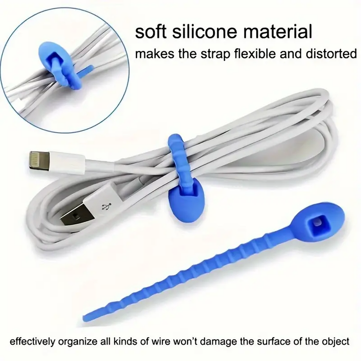 Silicone Reusable Cable Wire O - Reusable Zip Bag recensione e prezzo