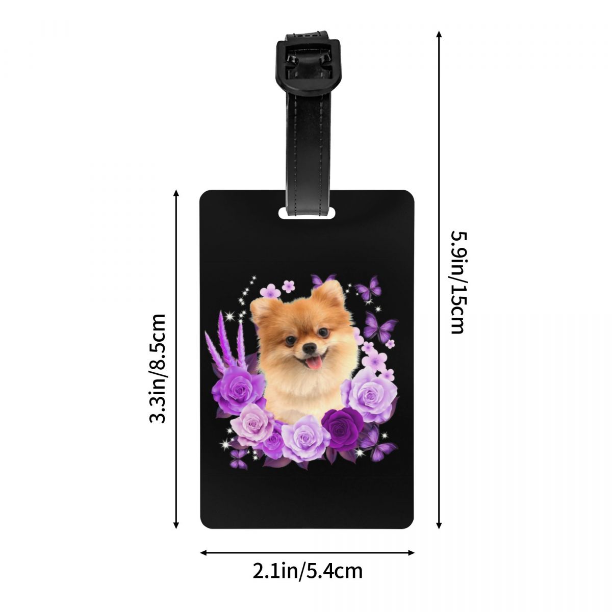 Pomeranian Dog With Rose Flowe - Travel Accessories Dog recensione e prezzo