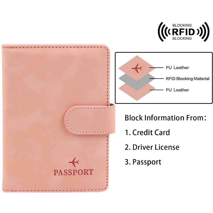 Magnetic Button Passport Cover - Travel Accessories Rfid recensione e prezzo