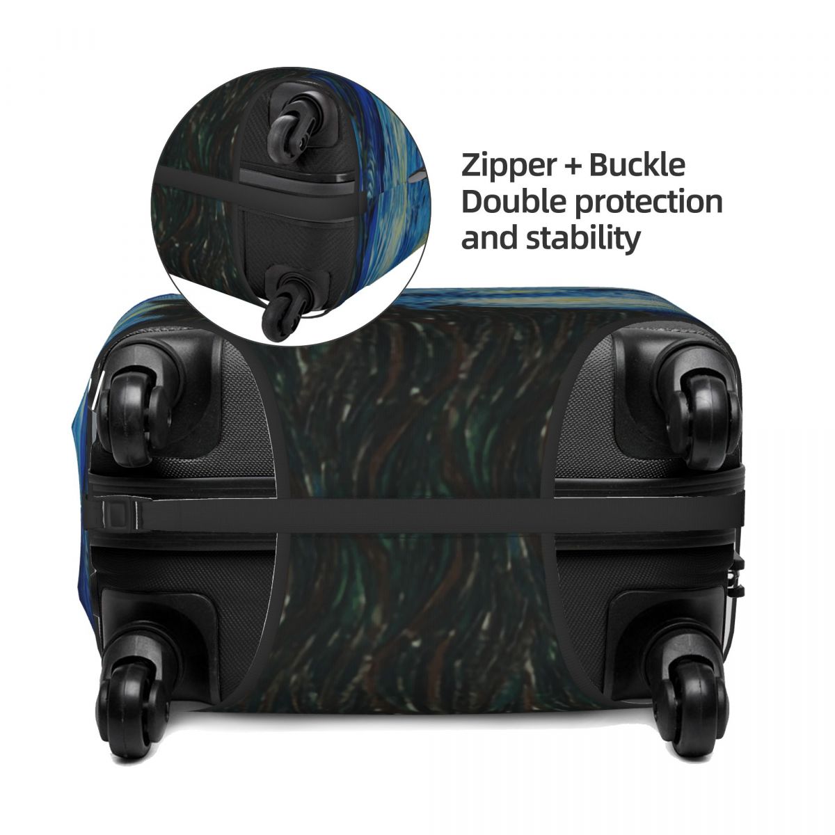 The Starry Night Luggage Cover - Travel Van Accessories recensione e prezzo