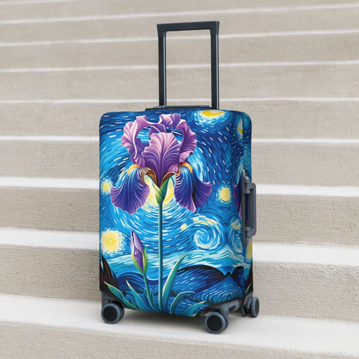 Irises With Van Gogh Starry Ni - Travel Van Accessories recensione e prezzo