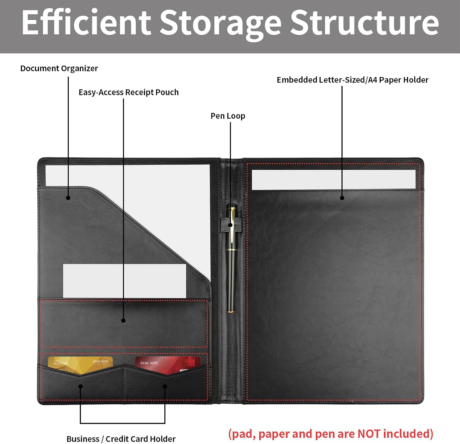Professional Padfolio Portfoli - Document Organizer Folder recensione e prezzo