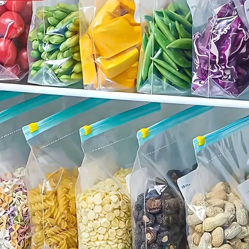60pcs Reusable Freezer Bags, B - Reusable Zip Bag recensione e prezzo