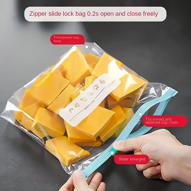 60pcs Reusable Freezer Bags, B - Reusable Zip Bag recensione e prezzo