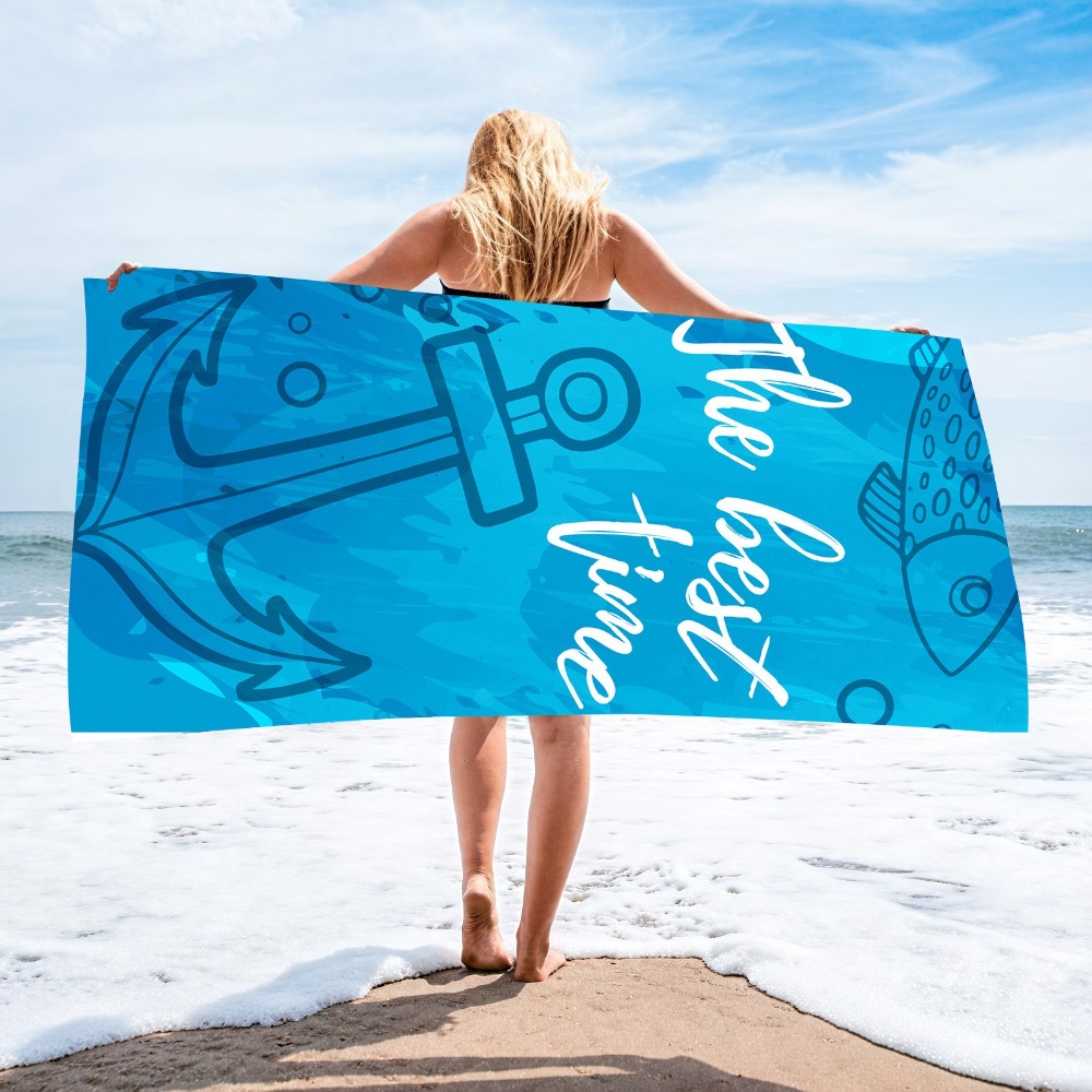 Anchor Beach Towel70x140CM Qui - Travel Towel Quick Dry recensione e prezzo