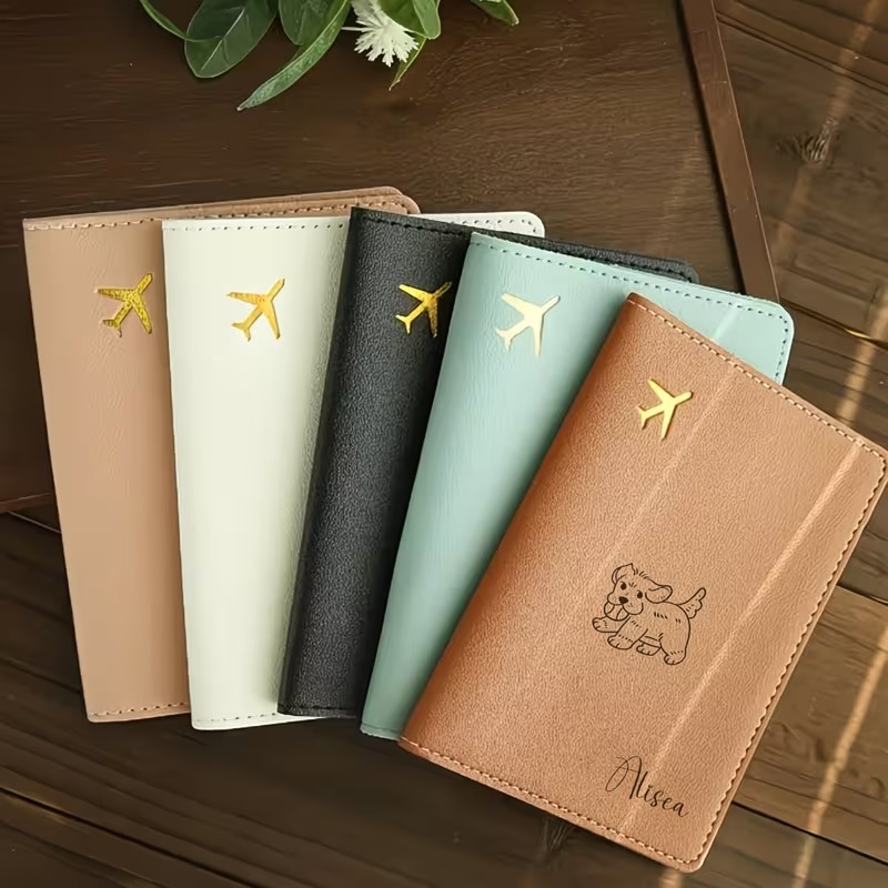 Custom Passport Cover with a C - Travel Accessories Dog recensione e prezzo