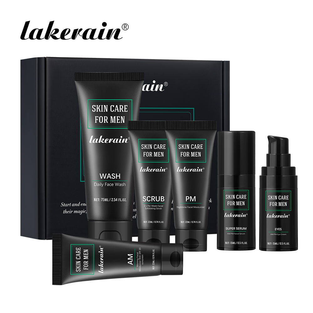 Lakerain Skin Care for Men Kit - Travel Accessories Set recensione e prezzo