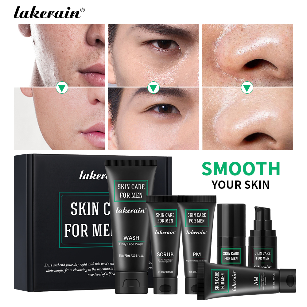 Lakerain Skin Care for Men Kit - Travel Accessories Set recensione e prezzo
