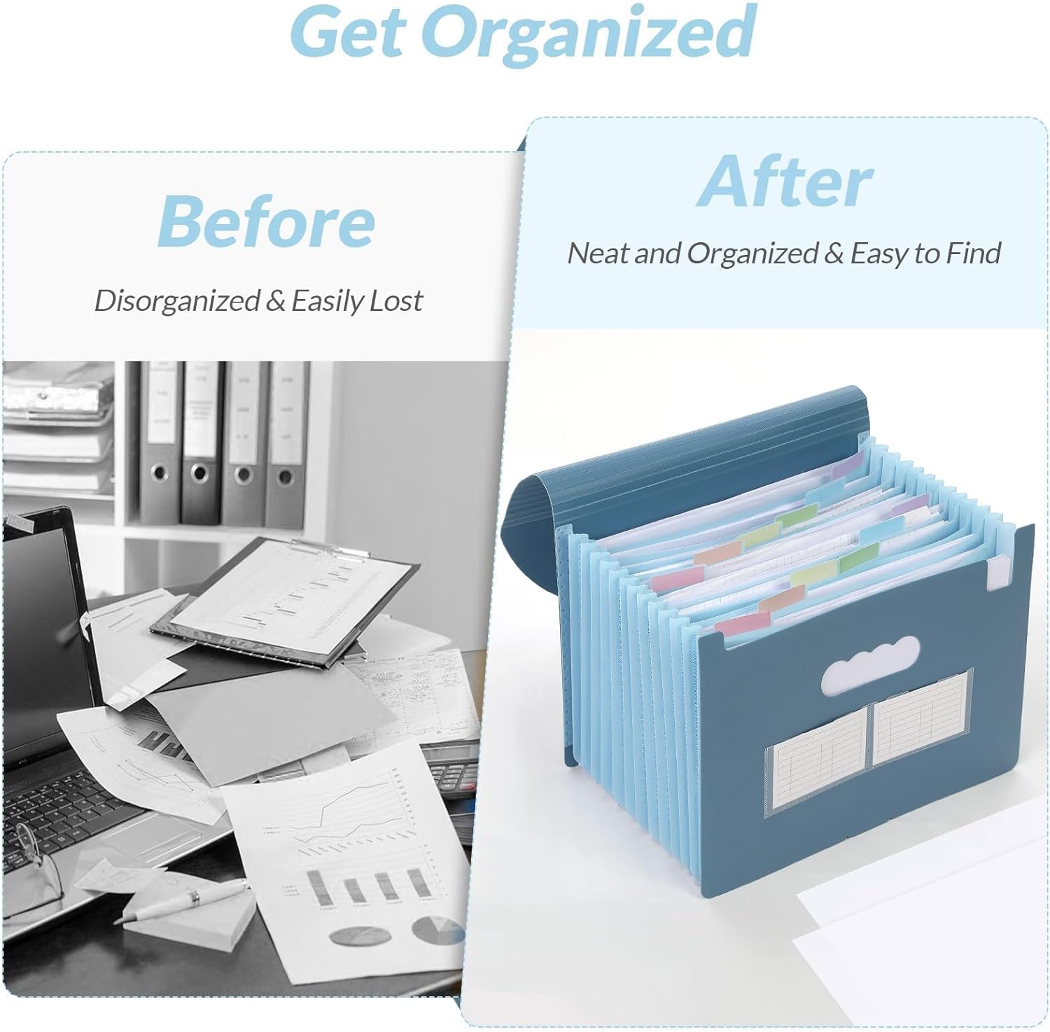 Expanding File Folder with 13  - Document Organizer Folder recensione e prezzo
