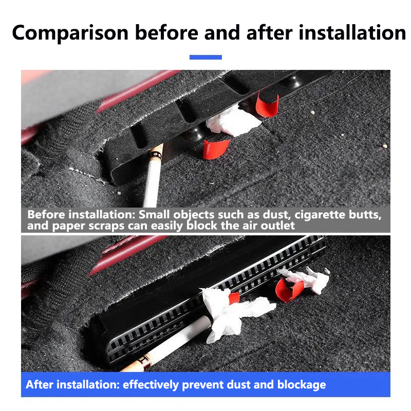 2x Car Under Seat Air Outlet C - Travel Accessories Under $5 recensione e prezzo