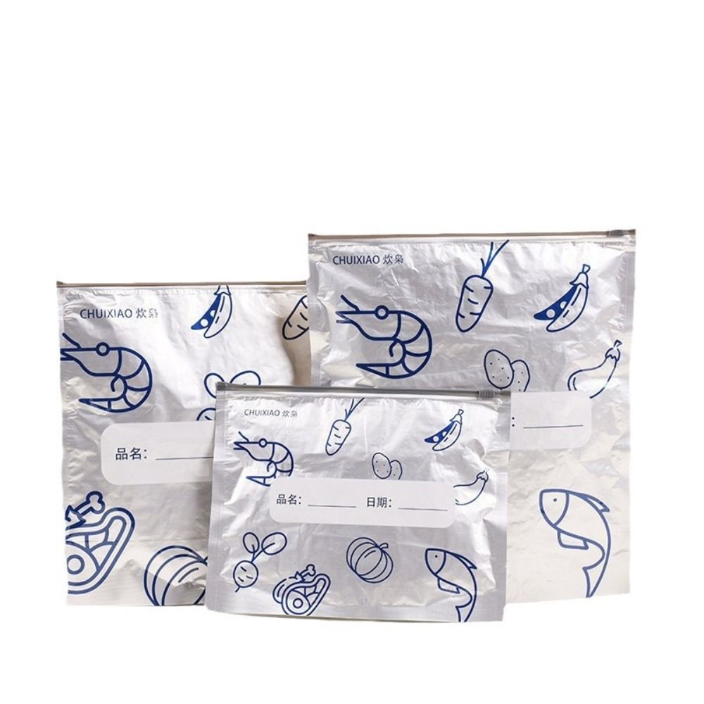 10Pcs/Bag Large Capacity Alumi - Reusable Zip Bag recensione e prezzo