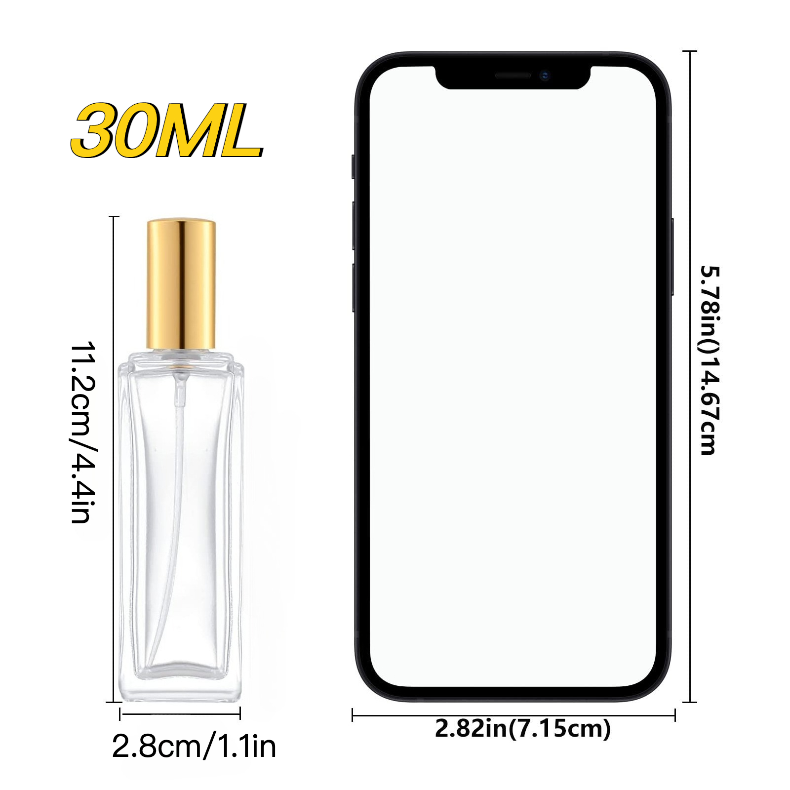 2pcs Perfume Bottle Spray Empt - Travel Accessories High End recensione e prezzo