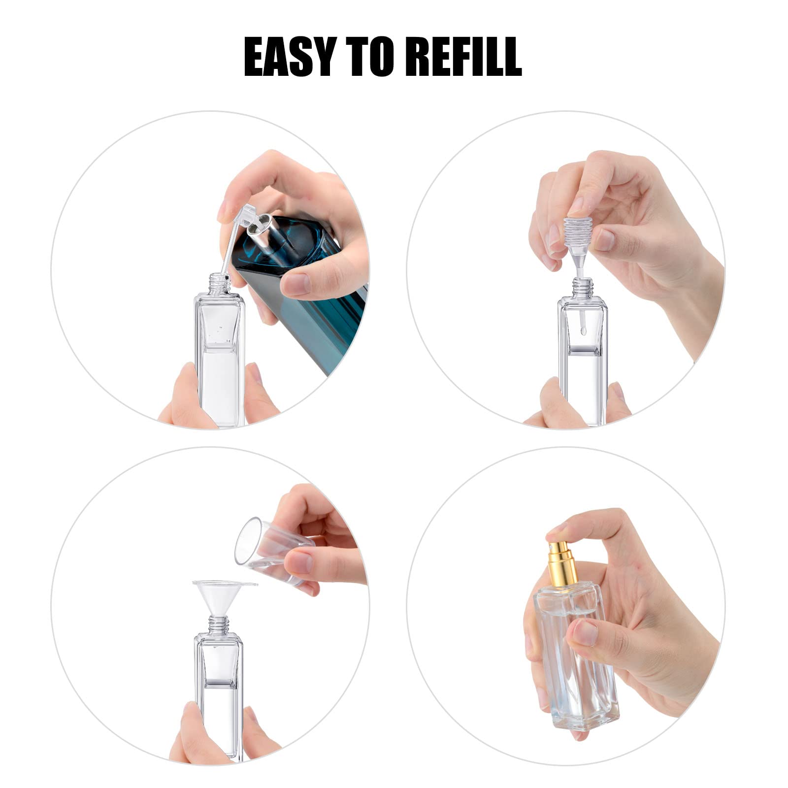 2pcs Perfume Bottle Spray Empt - Travel Accessories High End recensione e prezzo