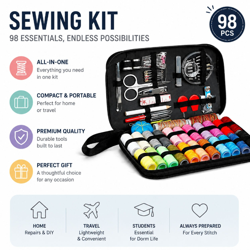 68/98PCS Sewing Accessories To - Travel Accessories Set recensione e prezzo
