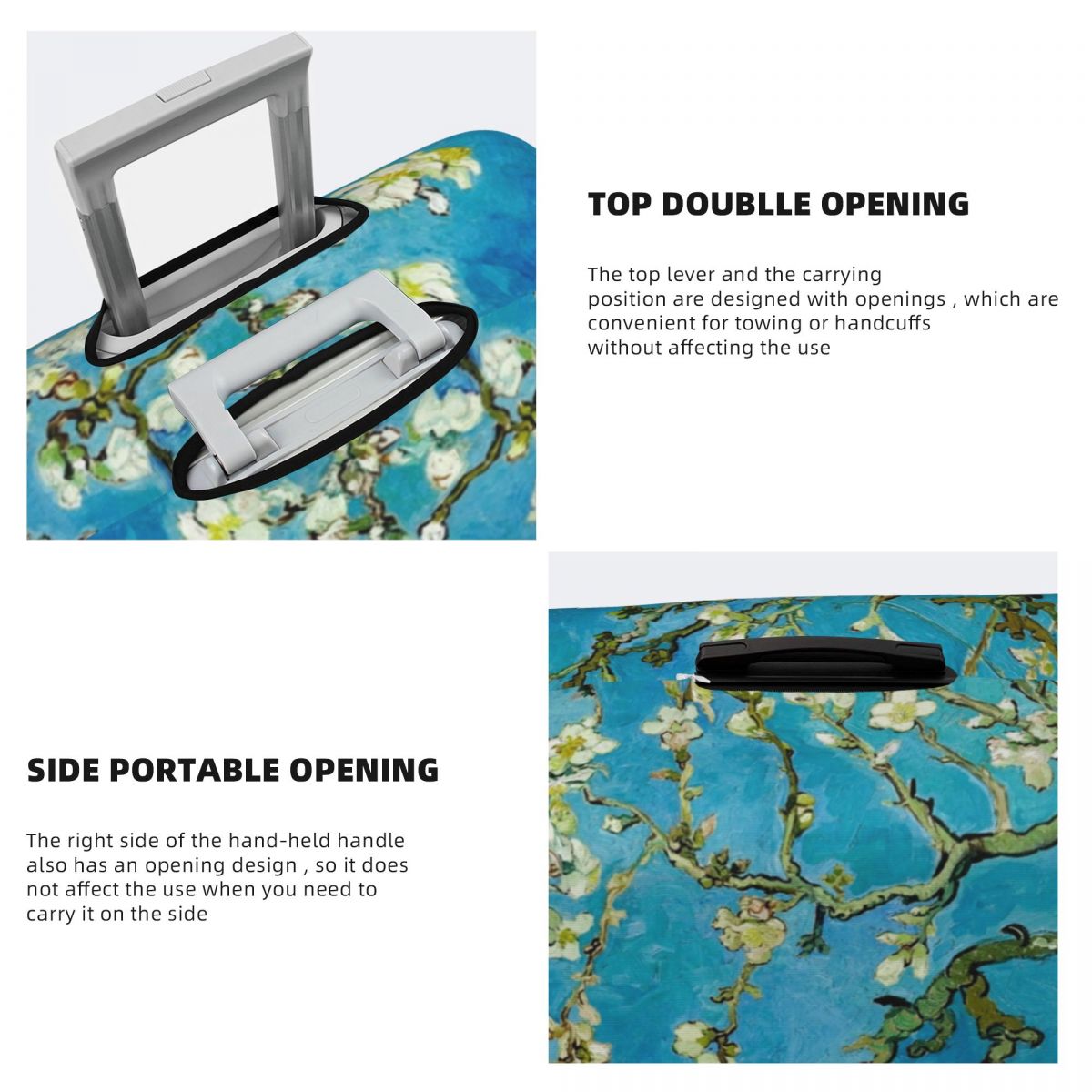 Almond Blossom Suitcase Cover  - Travel Van Accessories recensione e prezzo