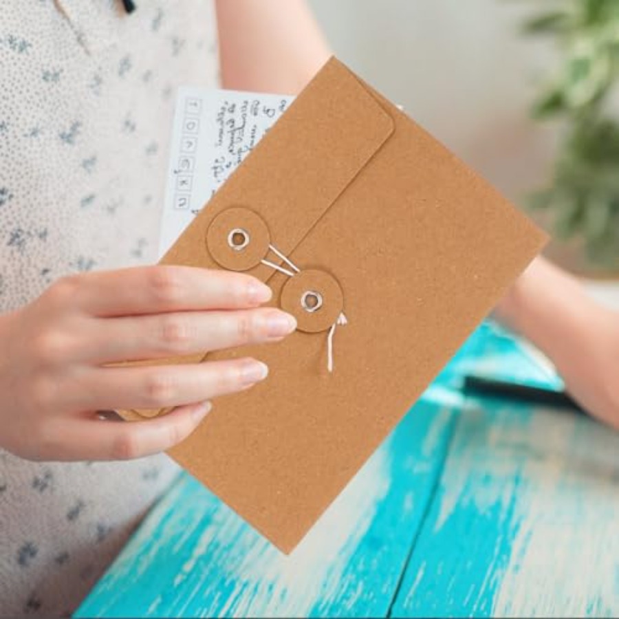20Pcs Kraft Paper Wire Organiz - Document Organizer Folder recensione e prezzo