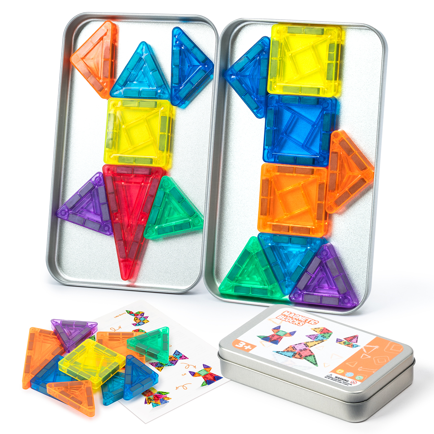 42P/60P Mini Magnetic Tiles Bu - Travel Accessories Set recensione e prezzo