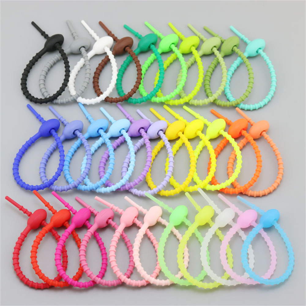 10Pcs/Lot Multi Color Silicone - Reusable Zip Bag recensione e prezzo