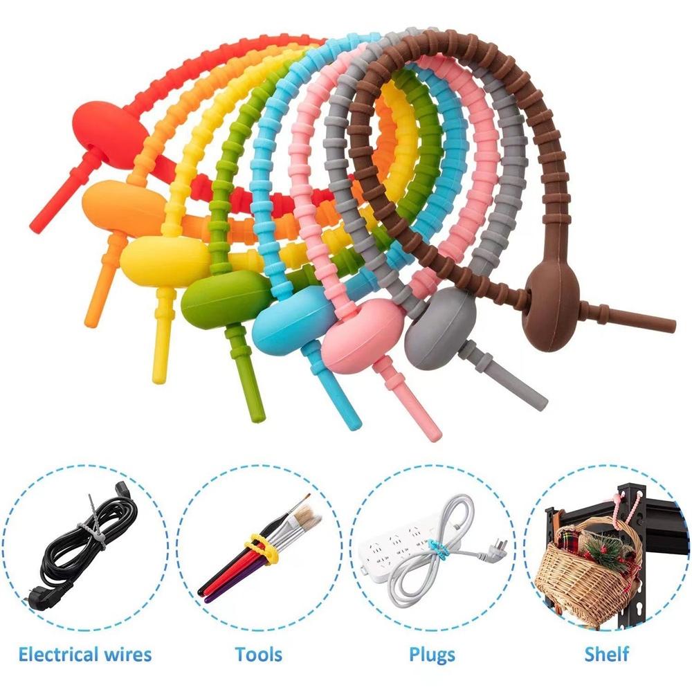 10Pcs/Lot Multi Color Silicone - Reusable Zip Bag recensione e prezzo